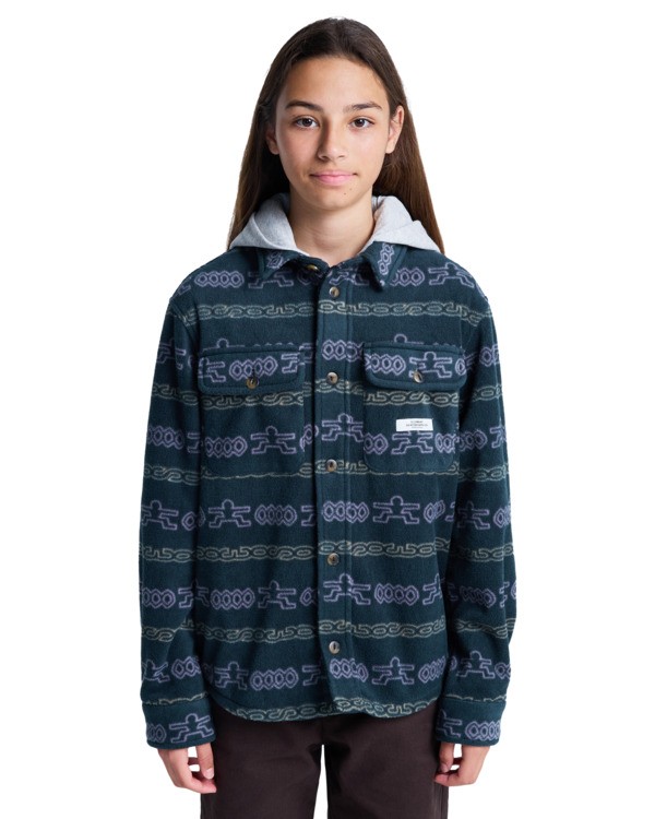 Element Polar Hooded Overshirt Y - Overshirt For Boys 8-16