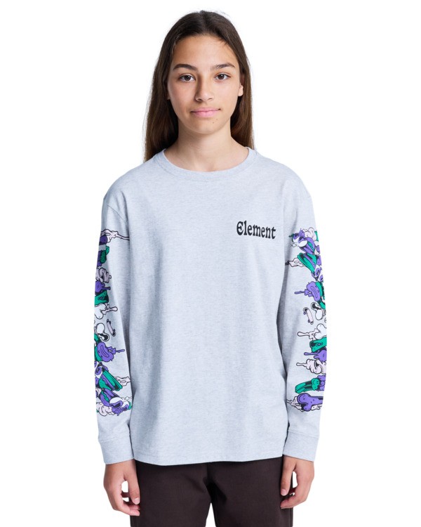 Element Rolling Dead - Long Sleeve T-Shirt For Boys 8-16