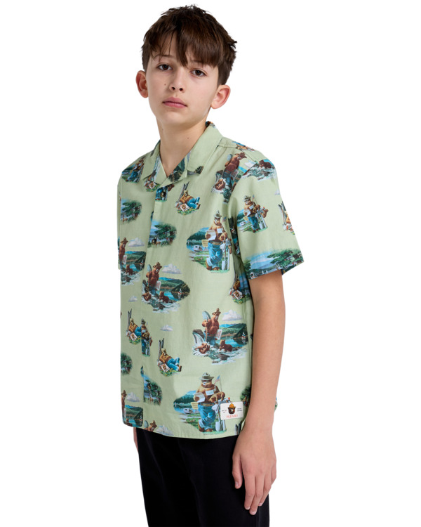 Element SBXE Camp - Short Sleeves Shirt For Boys 8 - 16