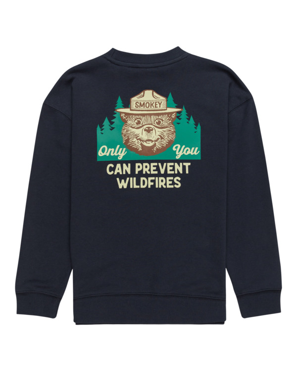 element Smokey Bear x Element Wildfires - Pullover Sweatshirt for Boys 8 - 16