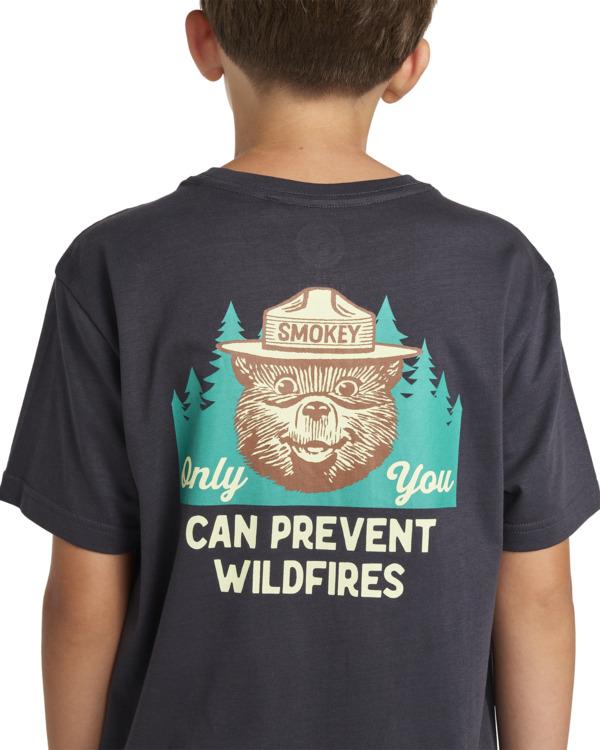 Element Smokey Bear X Element Wildfires - Short Sleeves T-shirt For Boys 8 - 16