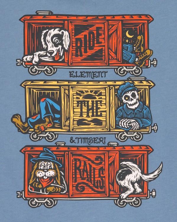 Element Timber Boxcar Y - Short Sleeve T-Shirt For Boys 8-16