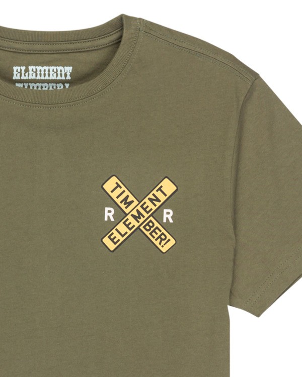 Element Timber Signs Y - Short Sleeve T-Shirt For Boys 8-16