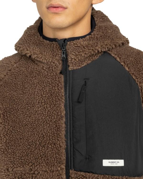 Element Wolfe Sherpa - Reversible Sherpa Hoodie For Men