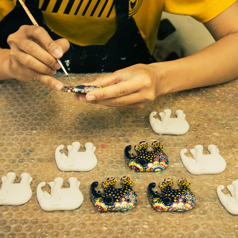 Elephant Parade 3D Magnets3D Magnet 7cm - Sparkling Celebration Gold