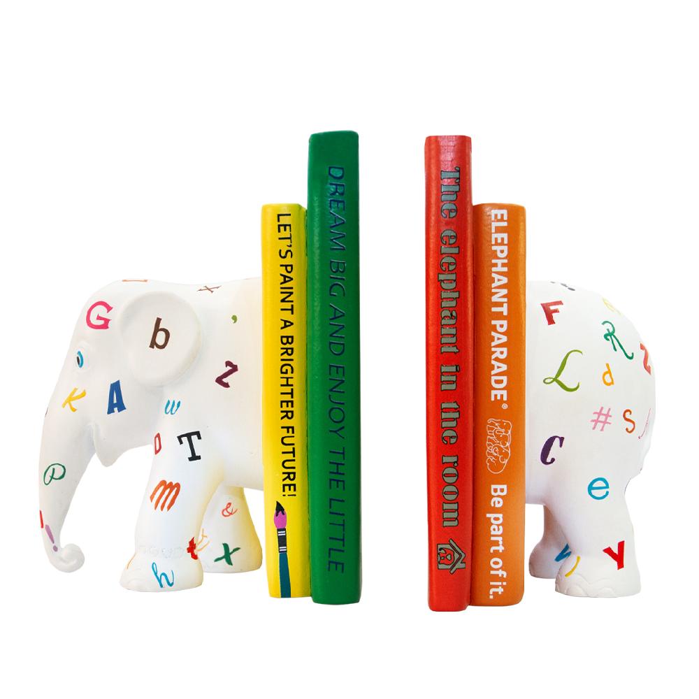 elephant parade AccessoriesLiterally Colourful Bookends