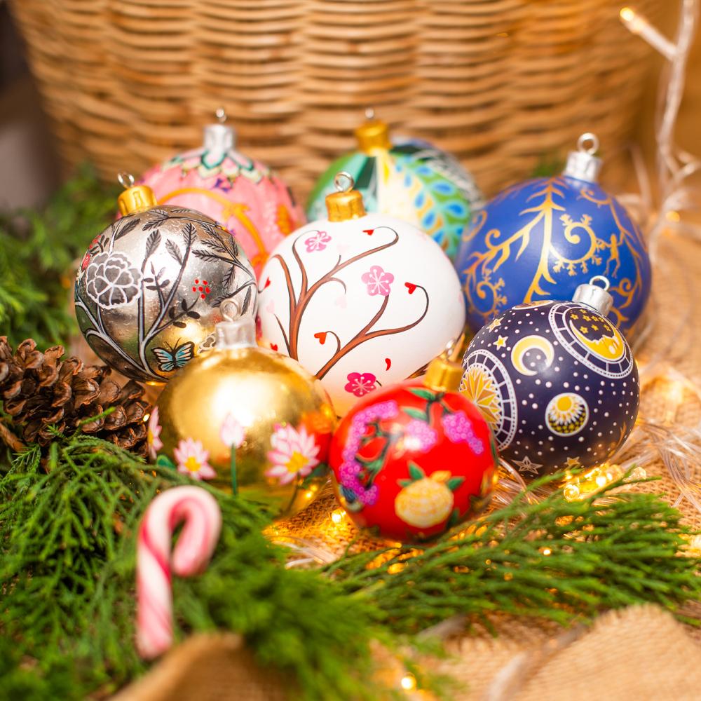 Elephant Parade ChristmasBauble Sparkling Celebration Silver