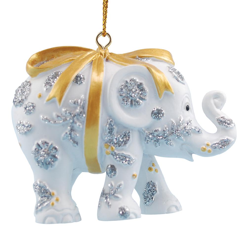 elephant parade ChristmasBundle of Joy Gold Ornament