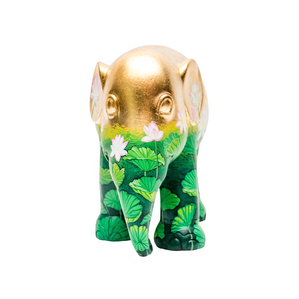 Elephant Parade Elephant StatueGolden Lotus