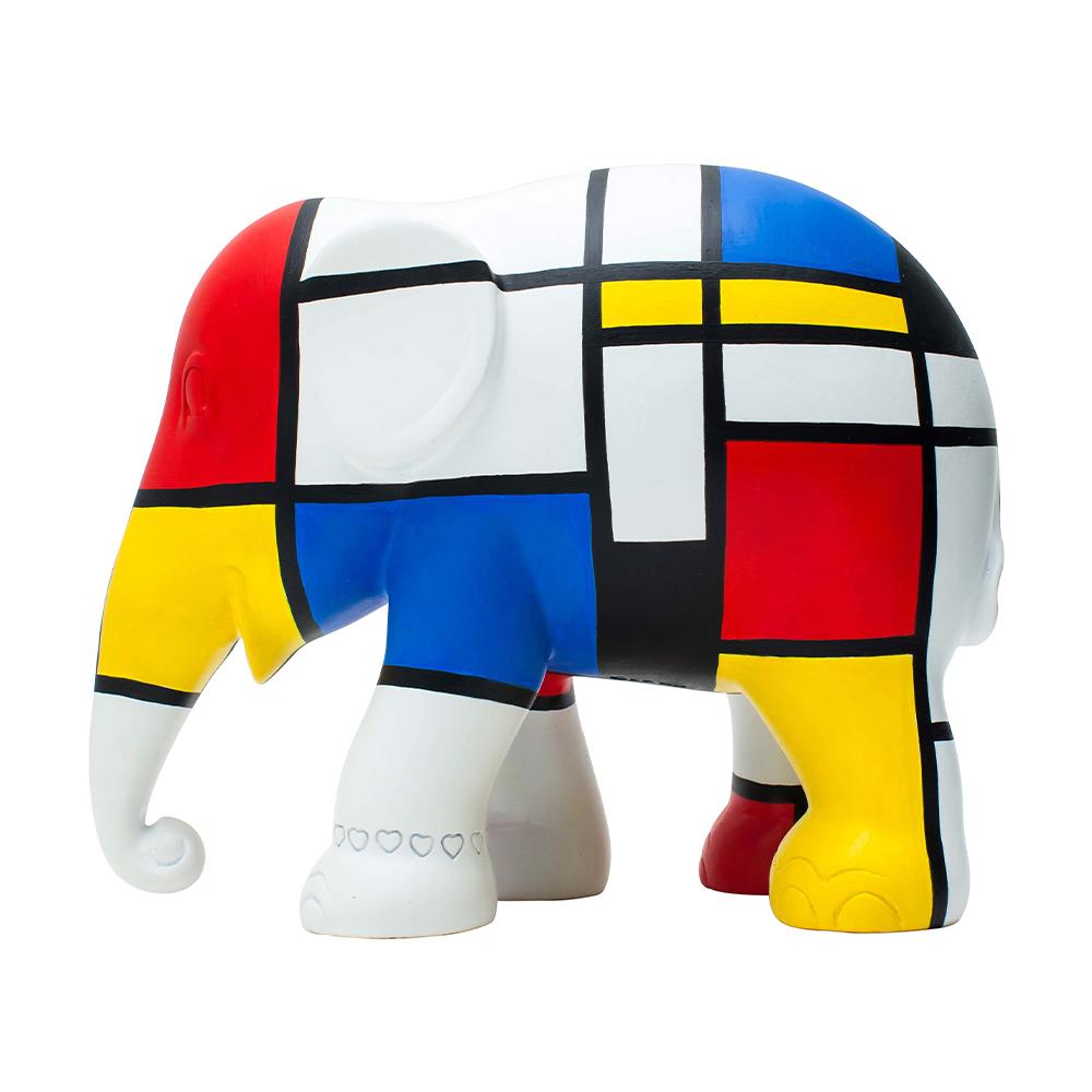 Elephant Parade Elephant StatueHommage To Mondriaan