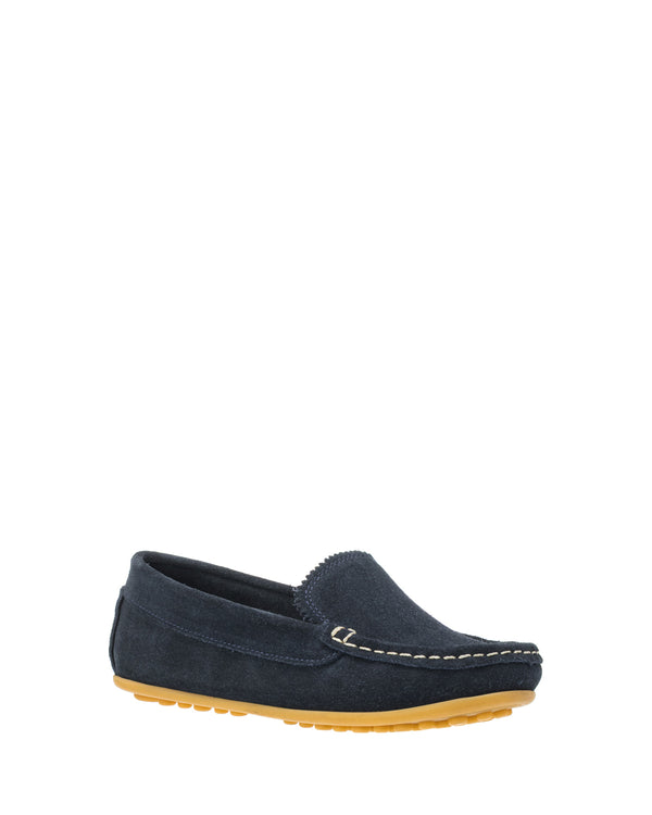 Elephantito Antton Driver Moc Suede Blue Shoes
