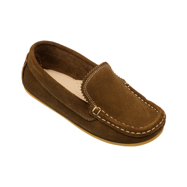 Elephantito Antton Driver Moc Suede Chestnut Shoes