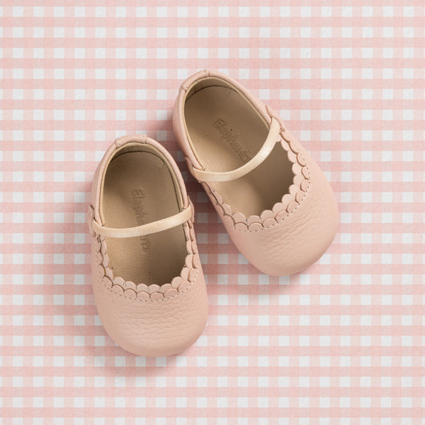 elephantito Ava Baby Ballet Pink Shoes