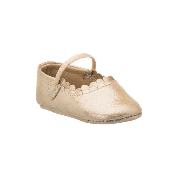 Elephantito Ava Baby Ballet Talc Shoes