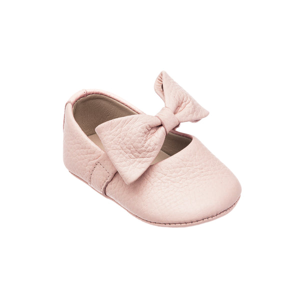 Elephantito Baby Ballerina With Bow Pink Shoes