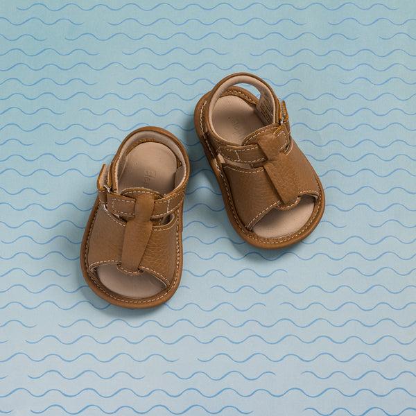 Elephantito Baby Boy Sandal Caramel Brown Shoes
