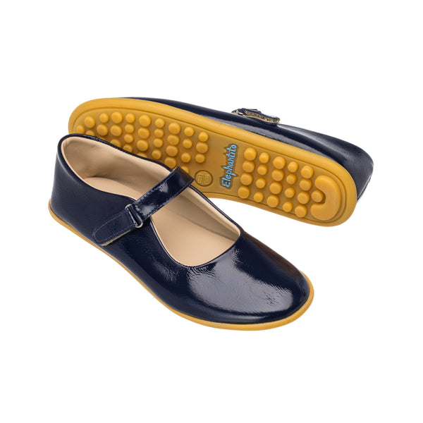 Elephantito Bare Mary Jane Blue Shoes