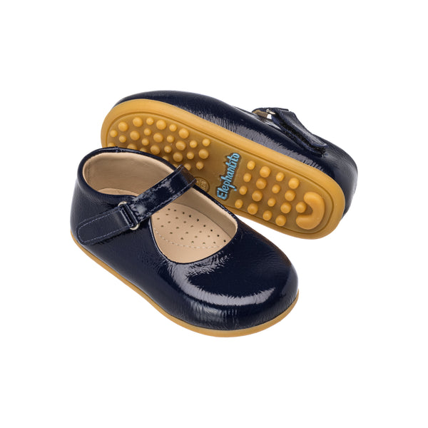 elephantito Bare Mary Jane Toddler Blue Shoes