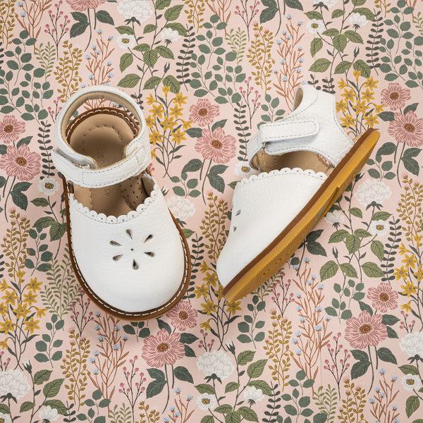 elephantito Bellis Sandal Toddler White Shoes