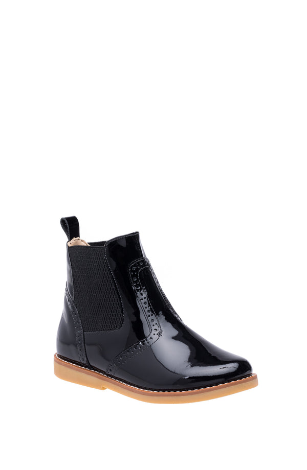 Elephantito Bootie Patent Black Shoes