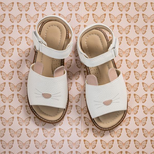 elephantito Bunny Sandal White Shoes
