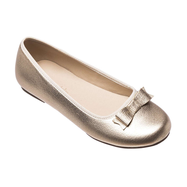 Elephantito Camille Flats Gold Shoes