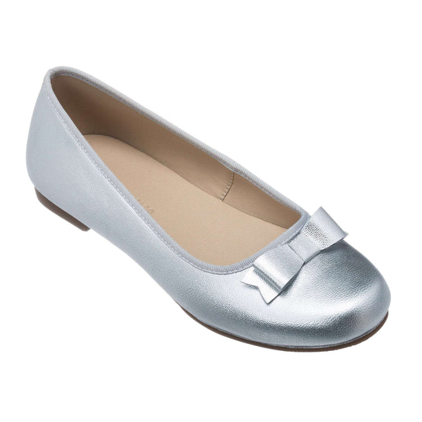 elephantito Camille Flats Silver Shoes