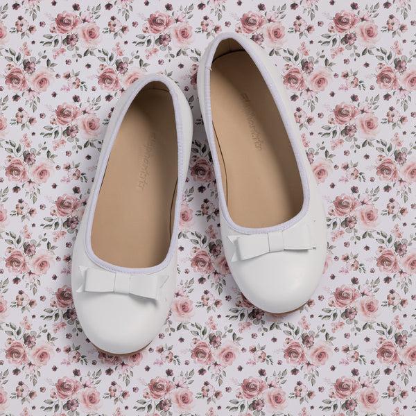 Elephantito Camille Flats White Shoes