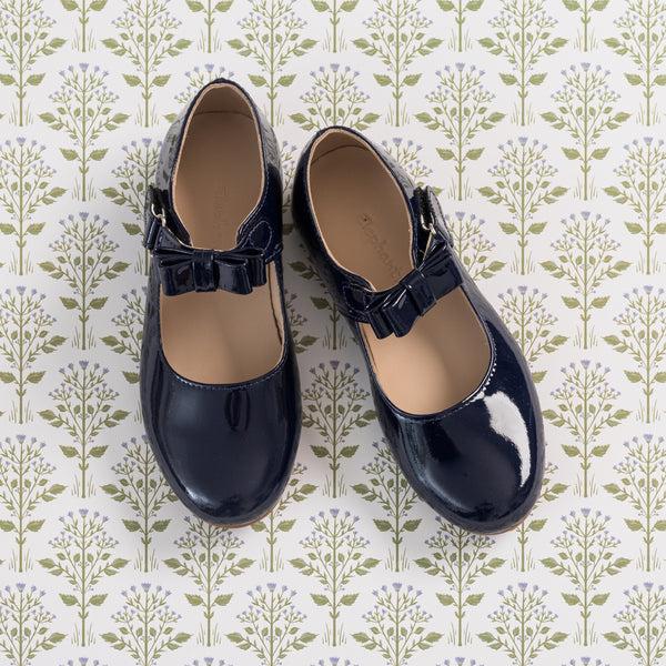 elephantito Charlotte Mary Jane Blue Shoes