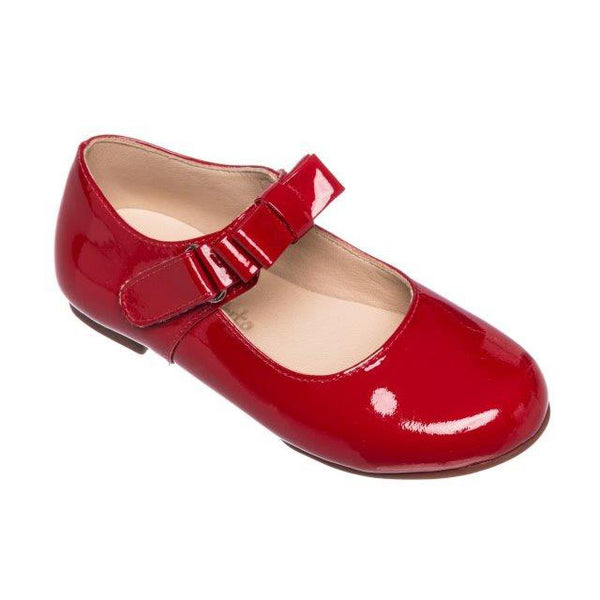 Elephantito Charlotte Mary Jane Patent Red Shoes