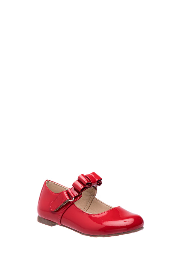 Elephantito Charlotte Mary Jane Patent Red Shoes