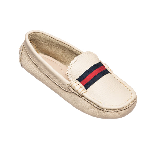 elephantito Club Loafer Toddler Cream Shoes