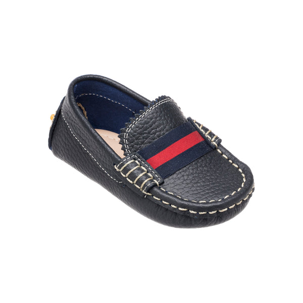 Elephantito Club Loafer Toddler Navy Blue Shoes