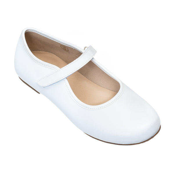 elephantito Coco Mary Jane White Shoes