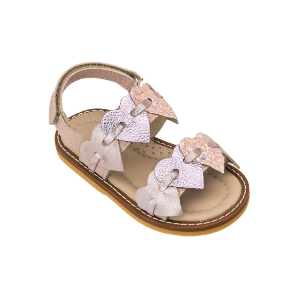Elephantito Cuore Sandal Toddler Pink Shoes
