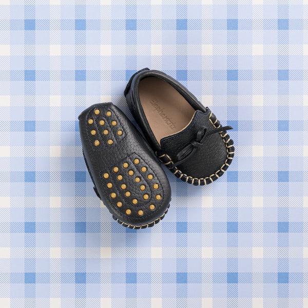 Elephantito Driver Loafer Baby Navy Blue Shoes