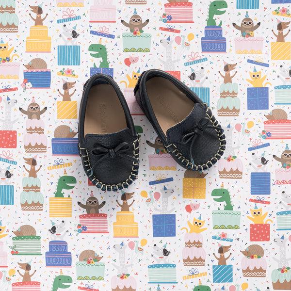 elephantito Driver Loafer Baby Navy Blue Shoes