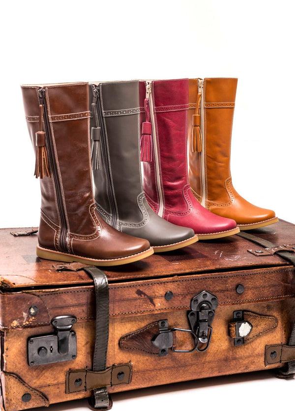 Elephantito Elephantito Riding Boot Brown Shoes