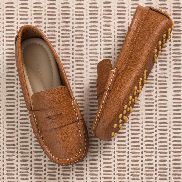 Elephantito Lakke Driver Loafer Tan Shoes