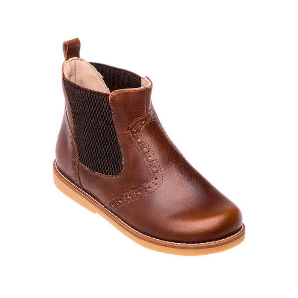 elephantito Leather Bootie Apache Brown Shoes