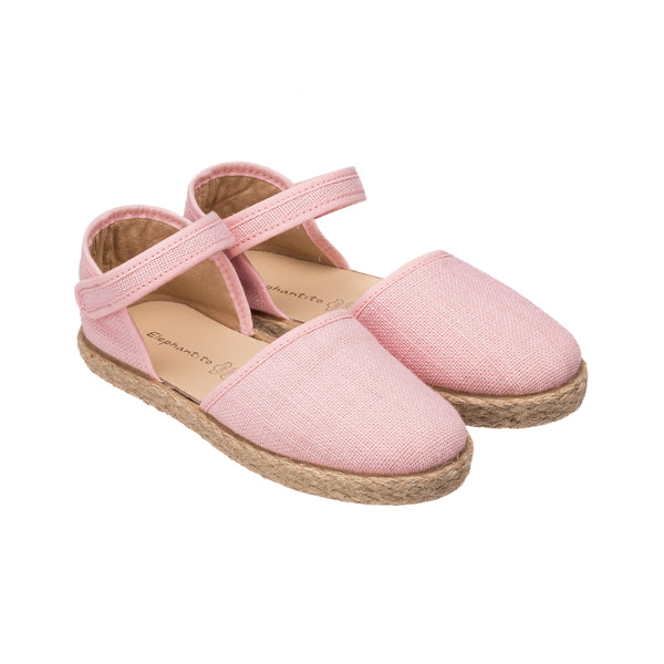 Elephantito Linen Classic Espadrille Pink Shoes