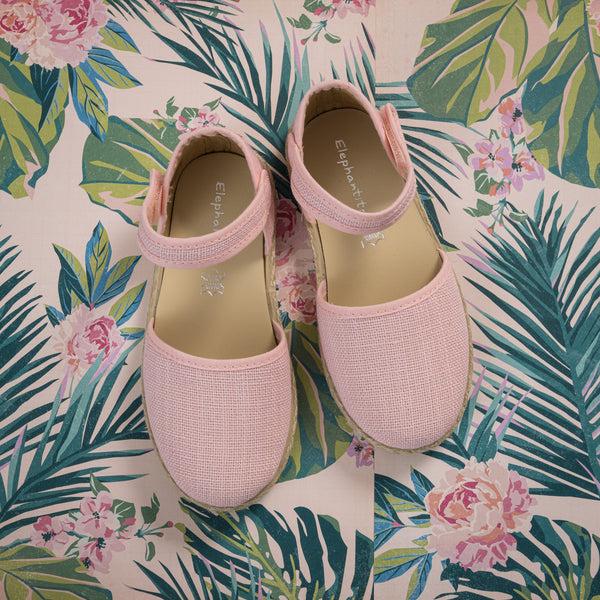 Elephantito Linen Classic Espadrille Pink Shoes