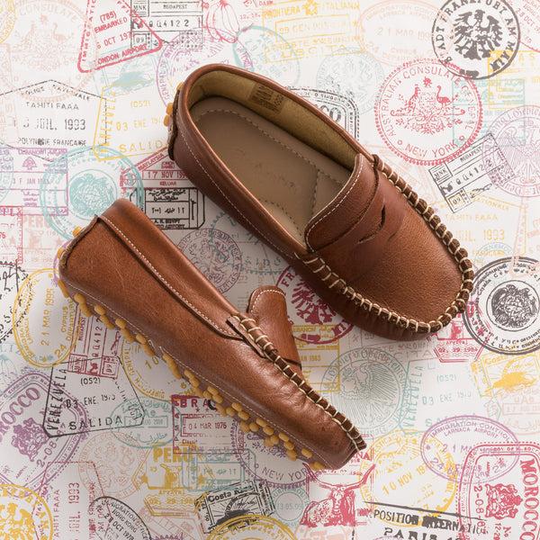 elephantito Logan Loafers Natural Brown Shoes