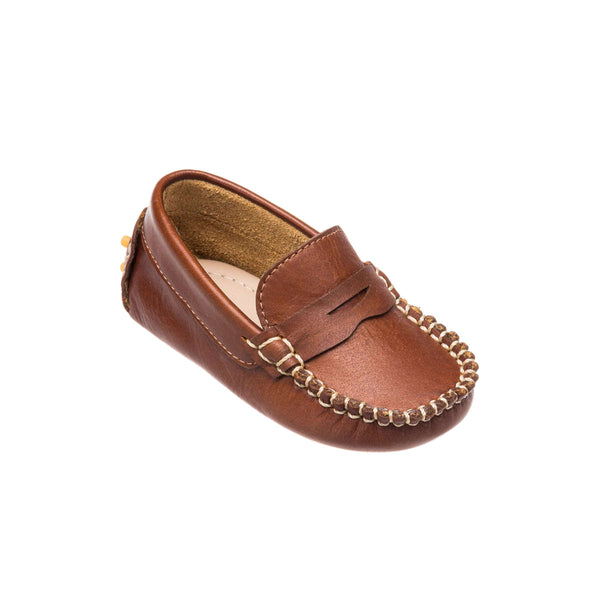 Elephantito Logan Toddler Natural Brown Shoes