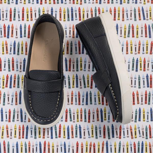 elephantito Malta Loafer Blue Shoes