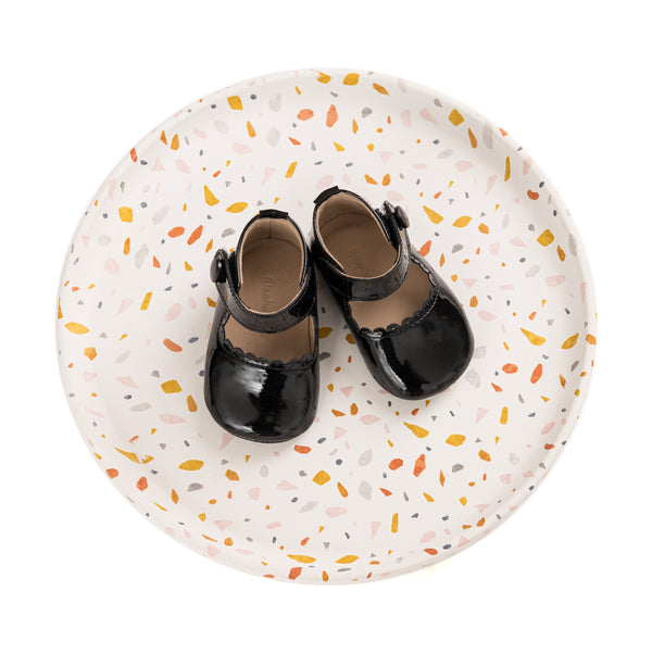 Elephantito Mary Jane For Baby Patent Black Shoes