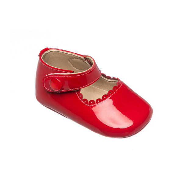 Elephantito Mary Jane For Baby Patent Red Shoes