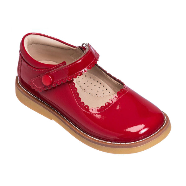Elephantito Mary Jane Patent Red Shoes