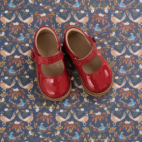 Elephantito Mary Jane Toddler Patent Red Shoes