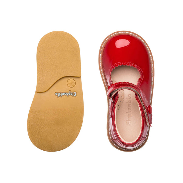 Elephantito Mary Jane Toddler Patent Red Shoes